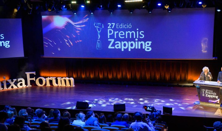 Momento de la gala de los Premios Zapping